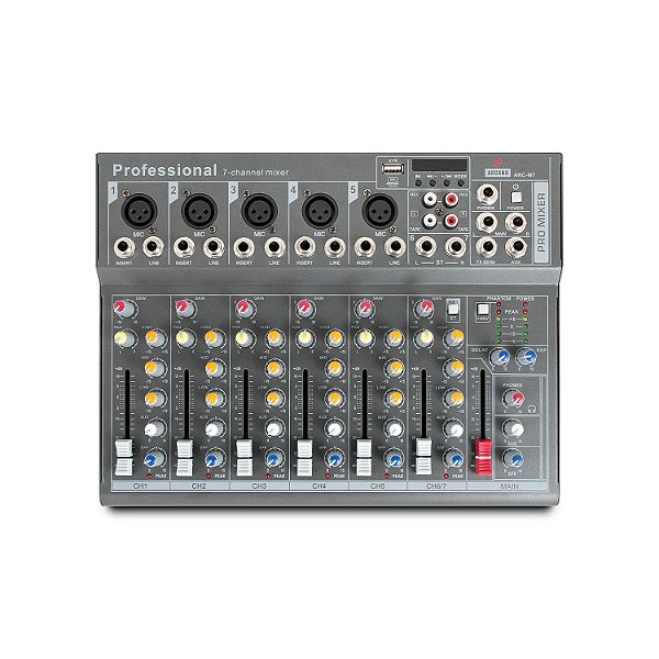 Mesa de som e interface USB Arcano ARC-M7