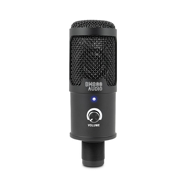 Microfone condensador BM800 Audio BM101 c/ suportes USB