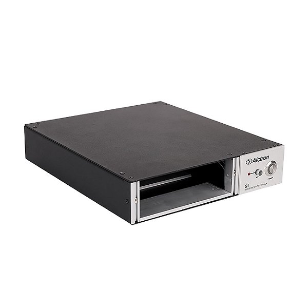 Base rack para acoplar módulos série 500 Alctron S1 fonte 1 Slot