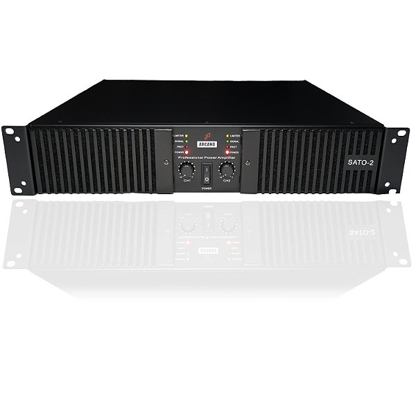 SATO-2 AMPLIFICADOR (POTÊNCIA) ARCANO P/ ÁUDIO 2 CANAIS 220V