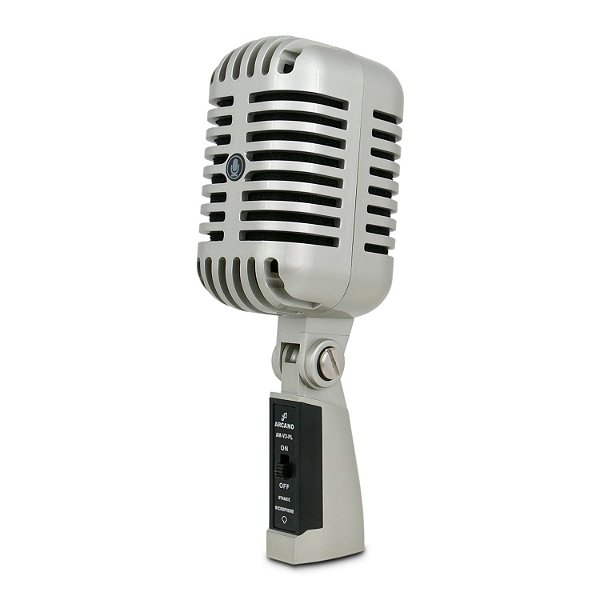 Microfone dinâmico vintage Arcano AM-V3-PL plástico