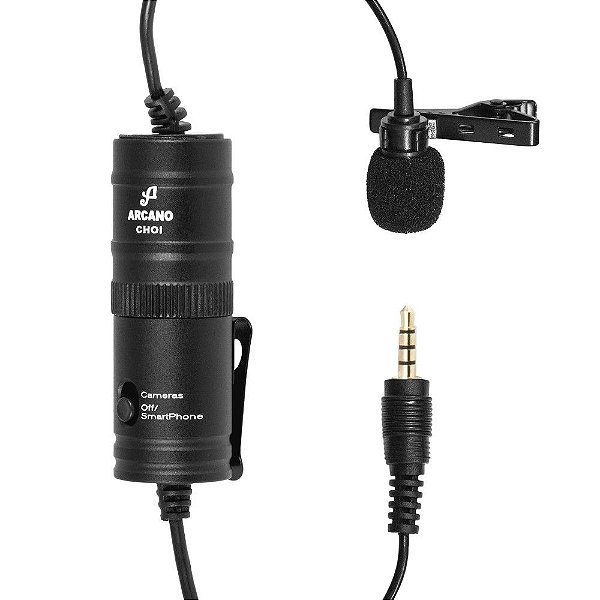 Microfone condensador de lapela Arcano CHOI