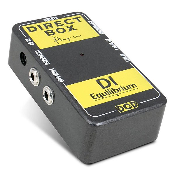 Direct Box pedal DOD DI-Equilibrium c/ simulador de amp