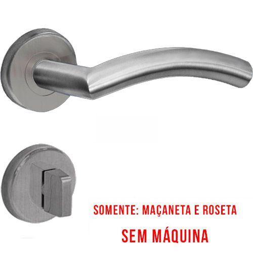 Guarnição Synter Acqua Banheiro Roseta Fixa Redonda 08 Inox Escovado