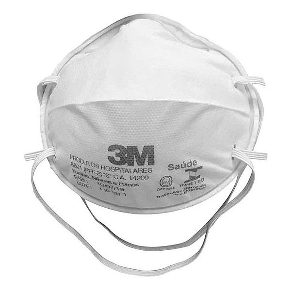 Kit 5 Máscaras Respiradoras Descartáveis 3M