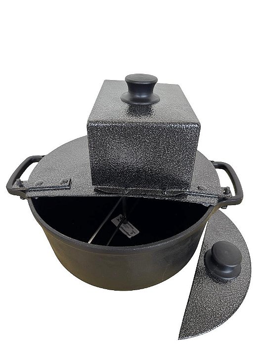 Polenteira Elétrica de Ferro Vô Tuti, 6 Litros, Panela de Fazer Polenta