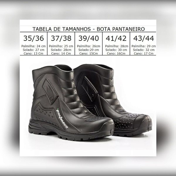bota pantaneiro cano curto