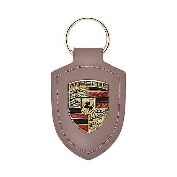 Chaveiro Couro Porsche, Frozen Berry.