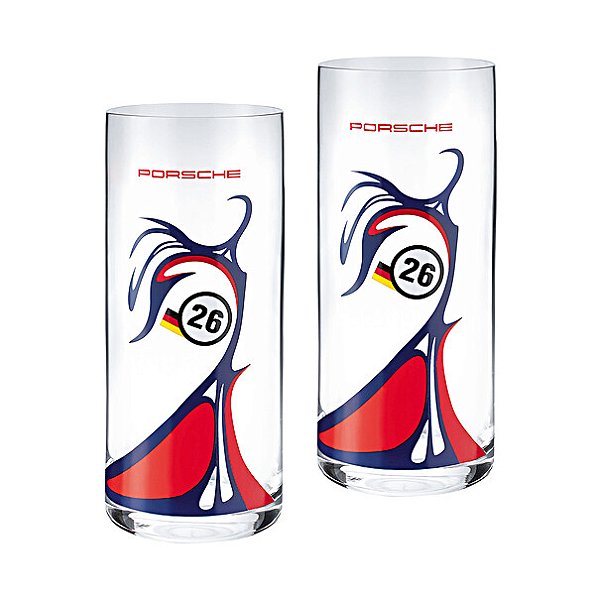 Conjunto de dois copos long drink, GT1 '98