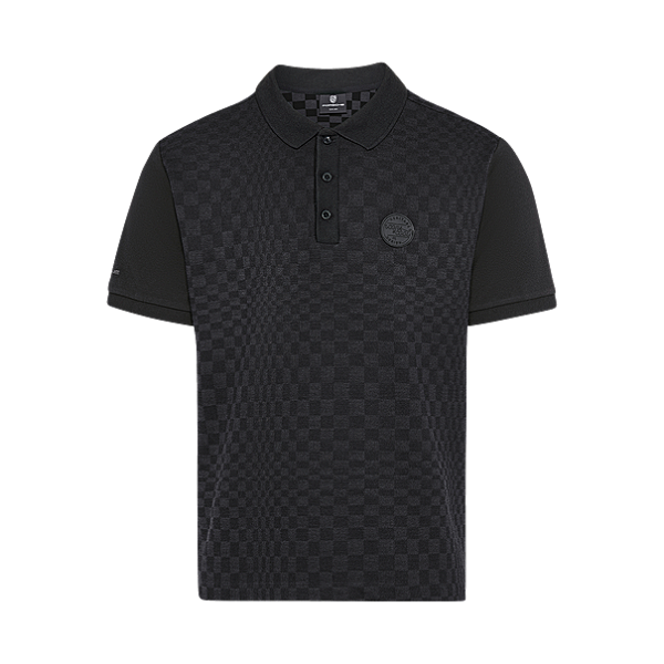 Camisa polo jacquard masculina, coleção Heritage