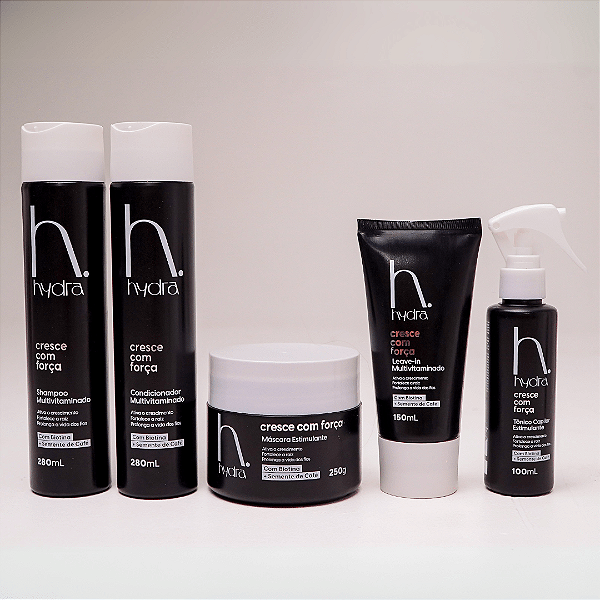 Kit Crescimento Acelerado Cresce Com Força Hydra 5 Produtos