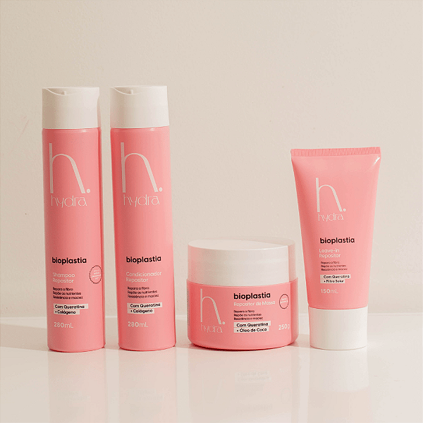 Kit Reposição de Massa Capilar Bioplastia (4 Produtos)