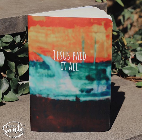 Caderno Jesus Paid s/ pauta