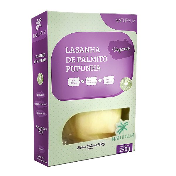 Lasanha Natupalm de Pupunha 250g