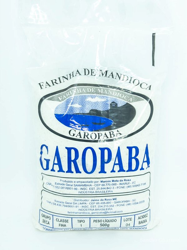 Farinha de Mandioca Garopaba - 500g - Un.
