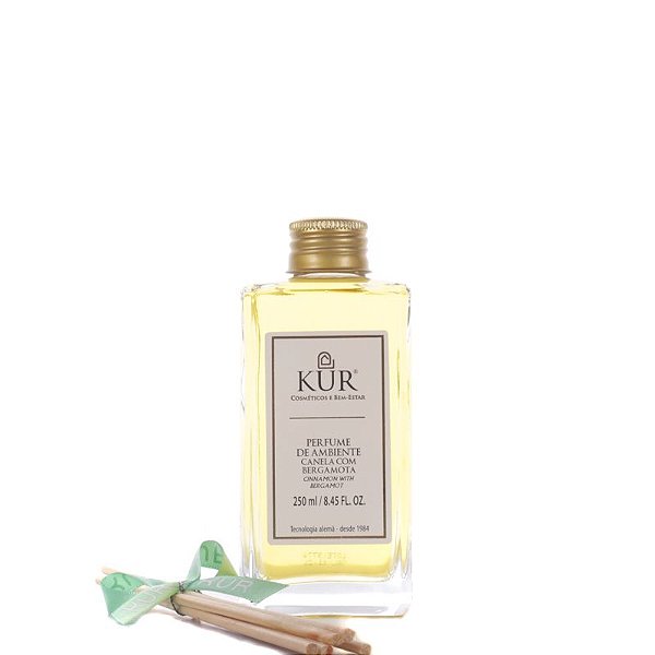 Perfume de Ambiente Canela e Bergamota - Refil - 250ml - Kur
