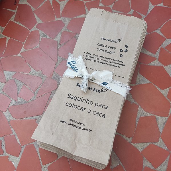 SAQUINHOS DE PAPEL PARA COLETAR AS  FEZES DO PET