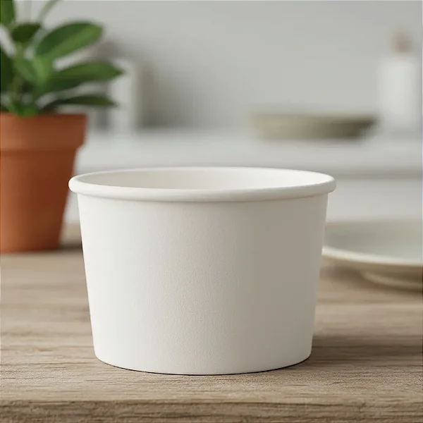 POTE DE PAPEL BRANCO 220 ML