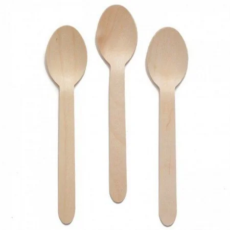 COLHER DE MADEIRA 16 CM CAIXA COM 1000 UN