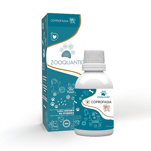 Floral Zooquantic / Fisioquantic Coprofagia uso Veterinário 50ml
