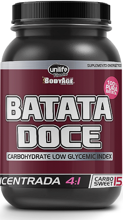 Batata Doce Roxa - Farinha - Concentrada -  4:1 - 100% Pura - Pote 1 KG