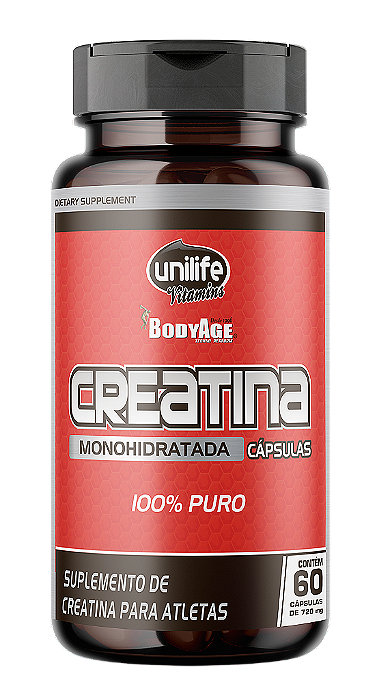 Creatina ATP monohidratada - 60 cáps
