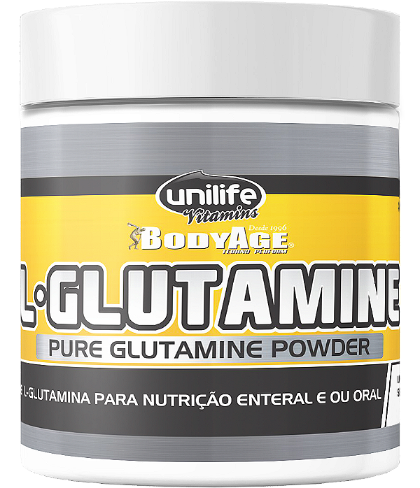 Glutamina pura - pote 300 g