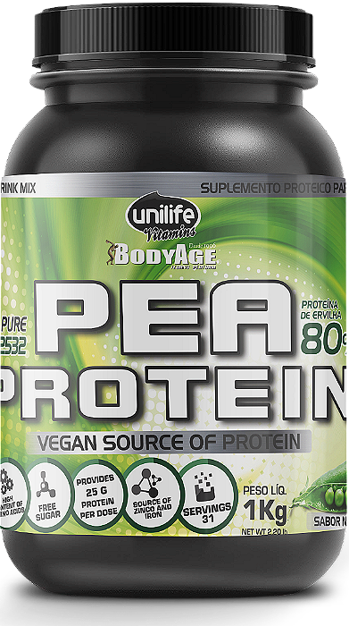 Pea Protein (Proteína de ervilha) - Sabor natural 1 kg