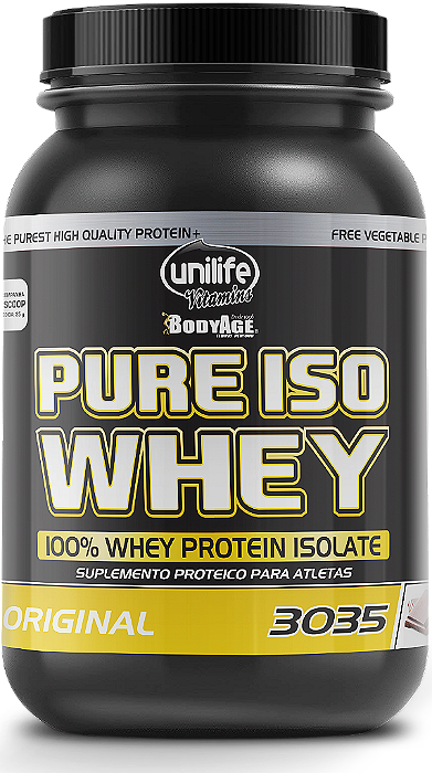 Whey Protein - Proteína isolada 100% - Sabor chocolate