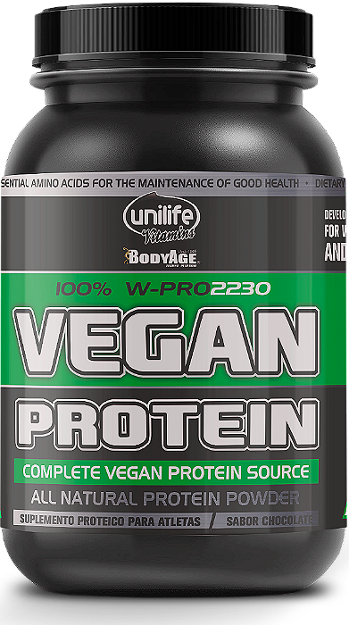 Whey Vegan Protein 100% Natural - Sabor chocolate