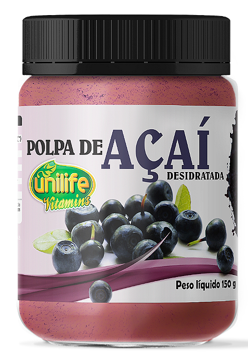 Açaí - Polpa desidratada - Pote