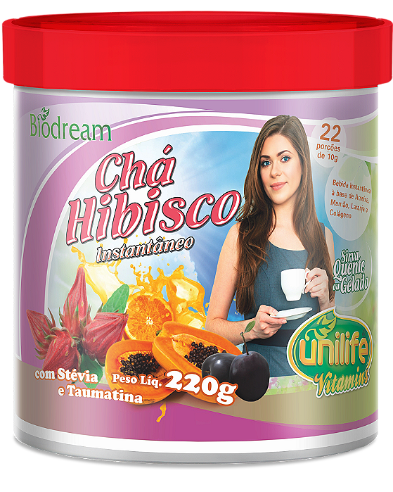 Chá de hibisco solúvel - Biodream
