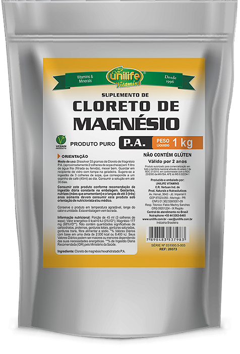 Cloreto de Magnésio P.A 1 KG