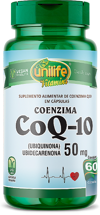 Coenzima CoQ-10 - 50 mg. de ubiquinona - 60 cápsu