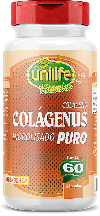 Colágenus Pure - Hidrolisado - 60 cáps
