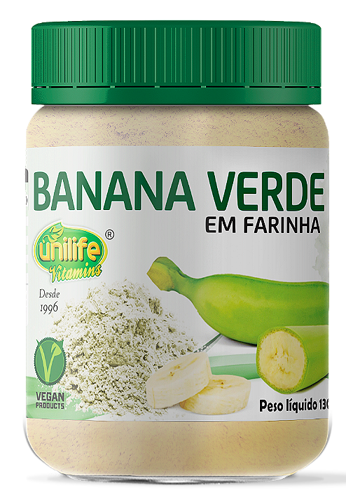 Farinha de banana verde em pó 130 g