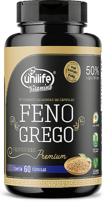 Feno grego premium - 60 cáps 410 mg
