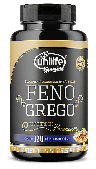 Feno grego premium - 120 cáps 410 mg