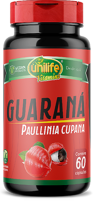 Guaraná - Paullinia Cupana - 60 cáps