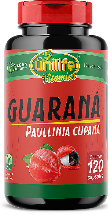 Guaraná - Paullinia Cupana - 120 cáps