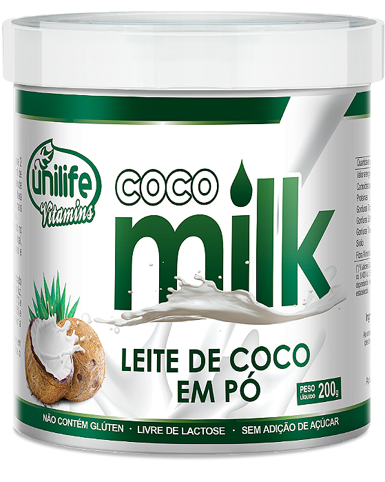Leite de coco em pó - Coco Milk 200 g
