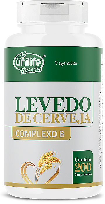 Levedo de cerveja - Complexo B - 200 comprimidos