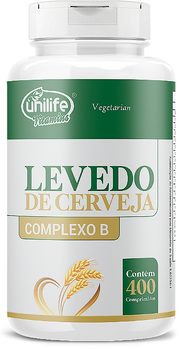 Levedo de cerveja - Complexo B - 400 comprimidos