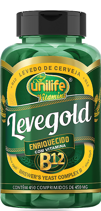 Levegold + Vitamina B12 - 450 comprimidos