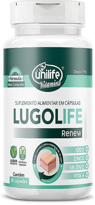 Lugolife- Renew- 30 Cáps 500 mg