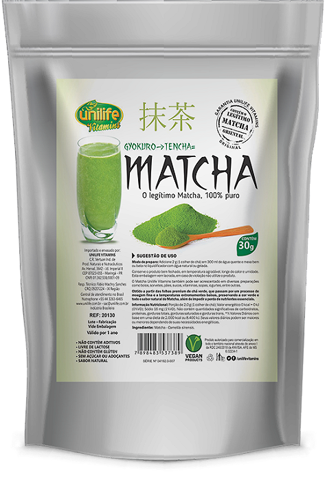 Matcha sachê - Puro 30 g