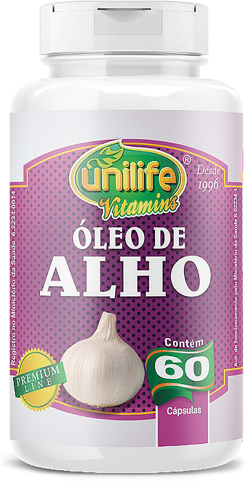 Óleo de alho - 60 cáps