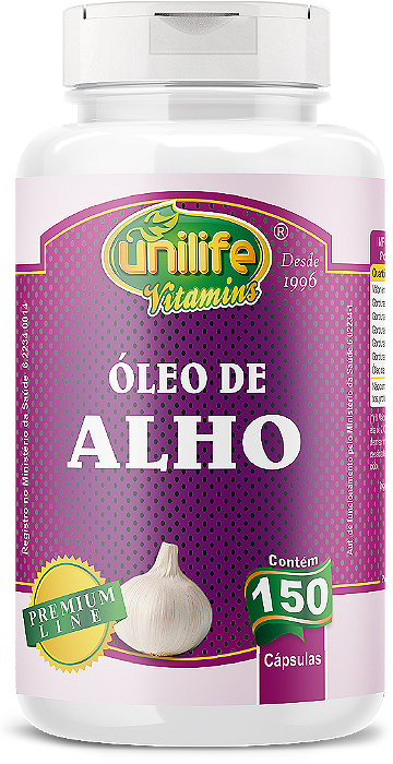 Óleo de alho - 150 cáps