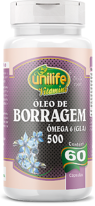 Óleo de borragem - 60 cáps 700 mg
