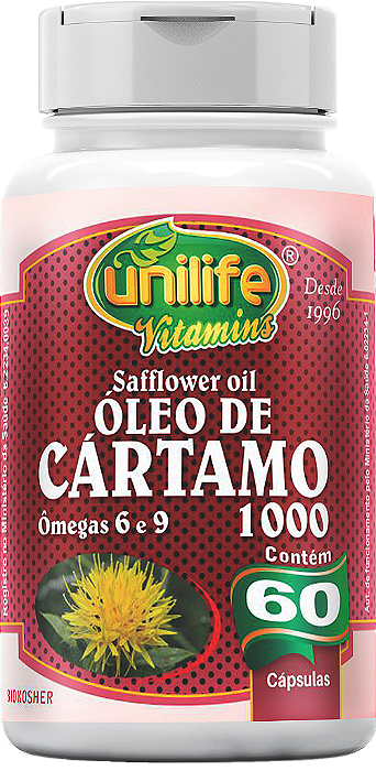 Óleo de cártamo - 60 cáps